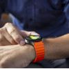 Correa deportiva de silicona Tech-Protect para Samsung Galaxy Watch 4/5/5 Pro/6/7/FE, naranja
