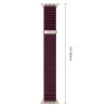 Correa Tech-Protect NylonLoop para Apple Watch 8 / 9 / 10 / 11 / 12 / SE (40 / 41 / 42 mm), Deep Burgundy