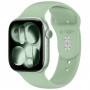 Correa de silicona Tech-Protect para Apple Watch 8 / 9 / 10 / 11 / 12 / SE (40 / 41 / 42 mm), pistacho