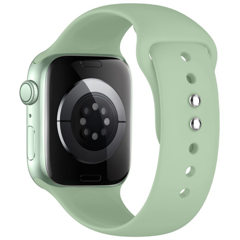 Correa de silicona Tech-Protect para Apple Watch 8 / 9 / 10 / 11 / 12 / SE (40 / 41 / 42 mm), pistacho