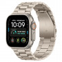Correa de acero inoxidable Tech-Protect Stainless para Apple Watch 8 / 9 / 10 / 11 / 12 / SE / Ultra (44 / 45 / 46 / 49 mm), Starlight