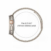 Correa de acero inoxidable Tech-Protect Stainless para Apple Watch 8 / 9 / 10 / 11 / 12 / SE / Ultra (44 / 45 / 46 / 49 mm), Starlight