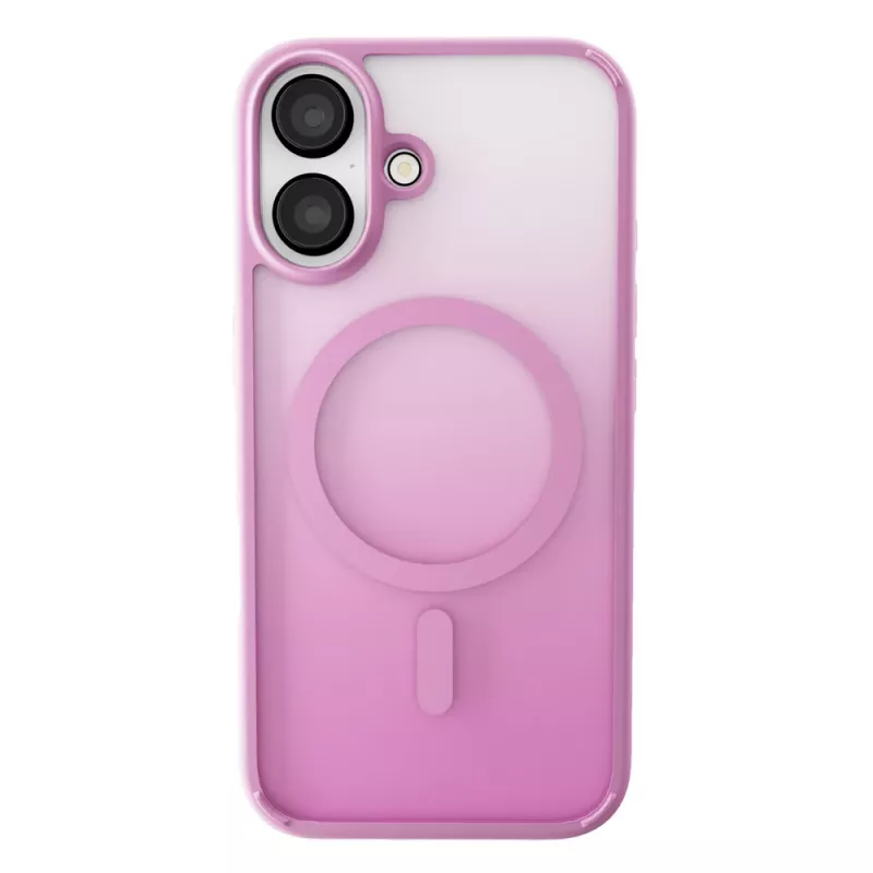 Funda de silicona MagSafe Gradient Puro para iPhone 16, rosa