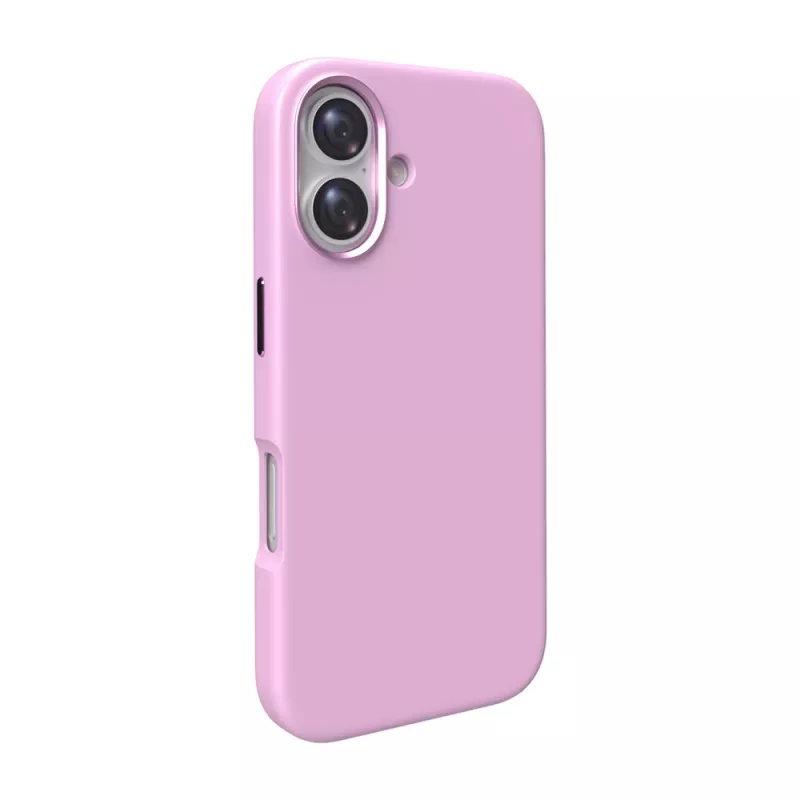 Funda de silicona MagSafe Puro Icon Mag Pro para iPhone 16 Plus, rosa