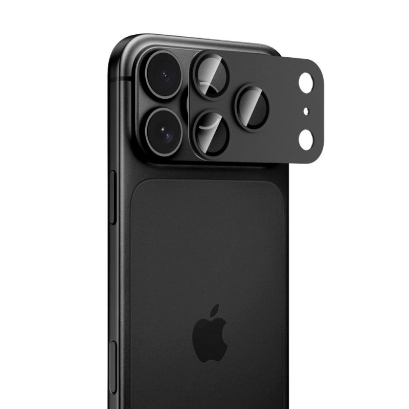 Funda de cámara Tech-Protect Camfull Fit+ para Apple iPhone 18 Pro Max, negra