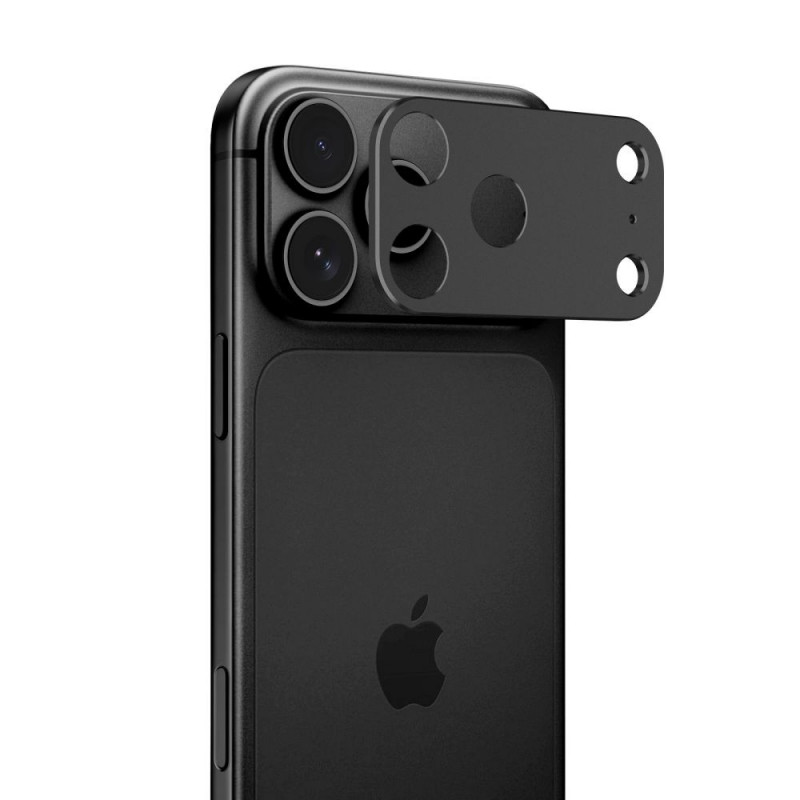 Funda de cámara Tech-Protect Camalloy Fit+ para Apple iPhone 18 Pro, negra