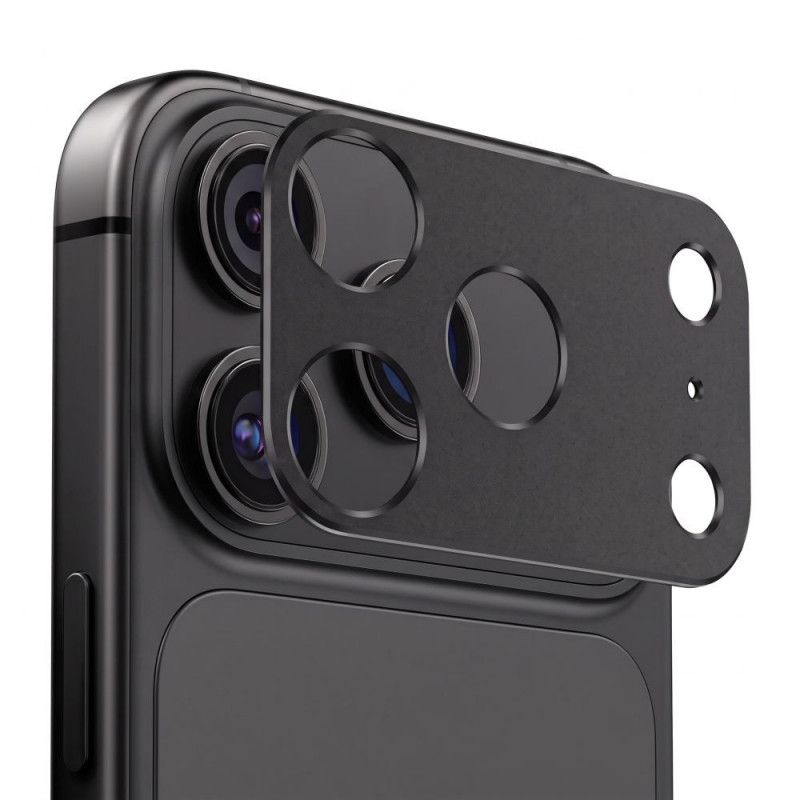 Funda de cámara Tech-Protect Camalloy Fit+ para Apple iPhone 18 Pro Max, negra