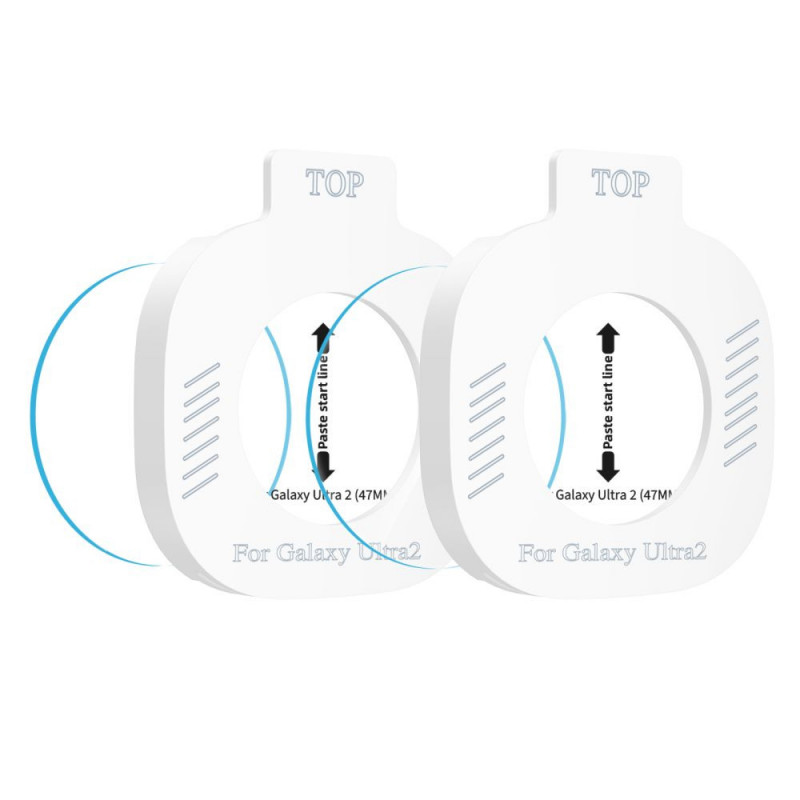 Tech-Protect Easy Set+ Vidrio templado para Samsung Galaxy Watch Ultra 2 2026 47 mm, transparente (2 uds.)