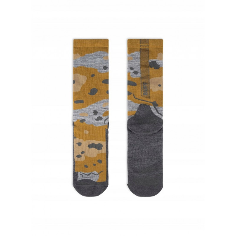 Calcetín Buff Merino Lightweight Crew LWC2, Umber Khaki, L