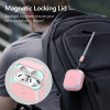 Funda ESR Orbit HaloLock MagSafe para Apple AirPods 4, rosa