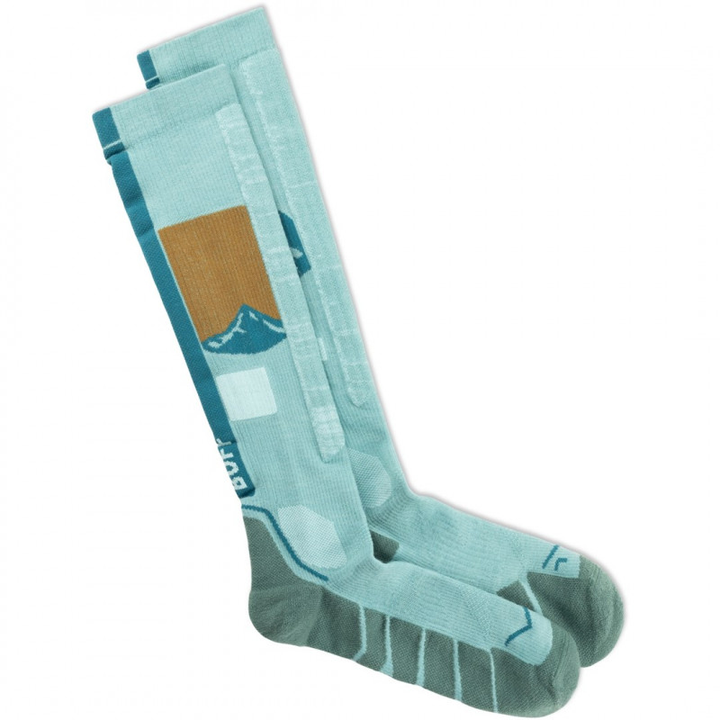 Calcetines Buff Merino HW Over The Calf Socks HWO1 verde marino L