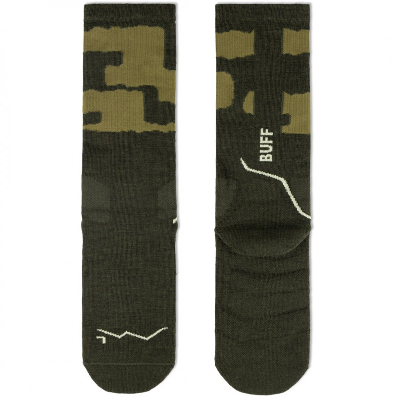 Calcetines Buff Thermonet® Crew Socks TC verde oliva L
