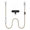 Conjunto de correa cruzada y muñequera Tech-Protect C10S Rope, beige desierto/titanio