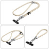 Conjunto de correa cruzada y muñequera Tech-Protect C10S Rope, beige desierto/titanio