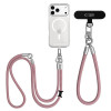 Conjunto de correa cruzada y muñequera de cuerda Tech-Protect C10S, Dusty Rose/Titanium