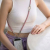 Conjunto de correa cruzada y muñequera de cuerda Tech-Protect C10S, Dusty Rose/Titanium