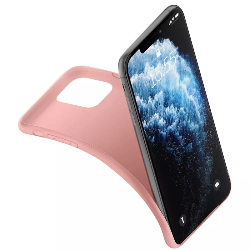 Funda 3MK Matt Case para Apple iPhone 14, rosa