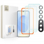 Tech-Protect Supreme Set, set de cristal templado para pantalla y lente para Samsung Galaxy S25+, transparente (3 uds.)