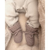 Lodger Zapatillas de bebé Folklore de lana merino Slipper, Buffalo, 0-6 m (SLM 535_0-6)
