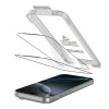 Protector de pantalla de cristal templado Tech-Protect Quick Set+ para Apple iPhone 17 Pro Max, negro (2 uds.)