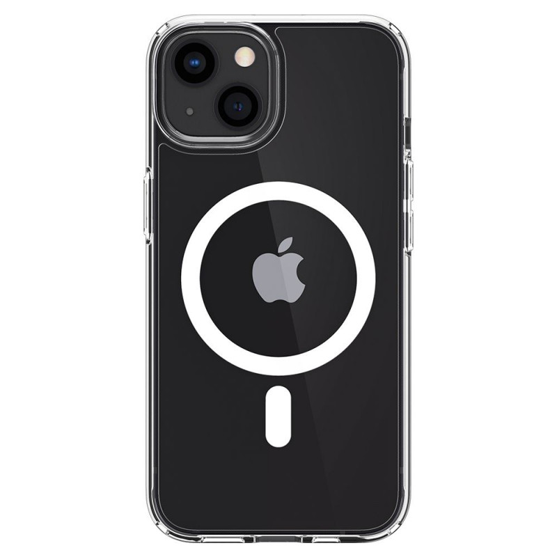 Funda Spigen Ultra Hybrid Mag MagSafe para Apple iPhone 13, blanca