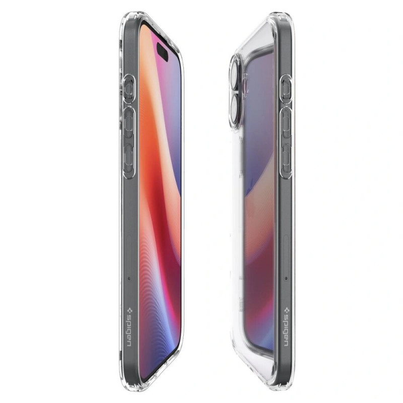 Funda Ultra Hybrid Spigen para Apple iPhone 16, transparente cristal