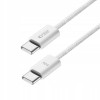 Cable Tech-Protect Ultraboost Classic USB-C / USB-C PD, 60W, 3A, 100 cm, blanco
