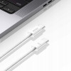 Cable Tech-Protect Ultraboost Classic USB-C / USB-C PD, 60W, 3A, 100 cm, blanco