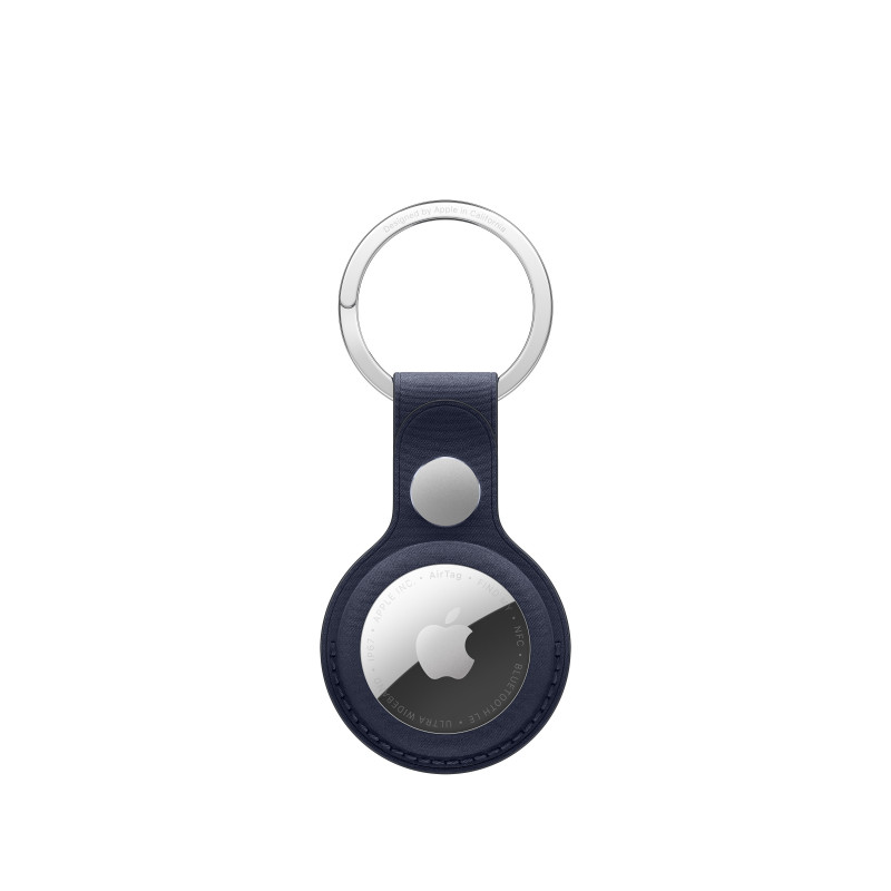 Llavero FineWoven para AirTag Apple, azul marino