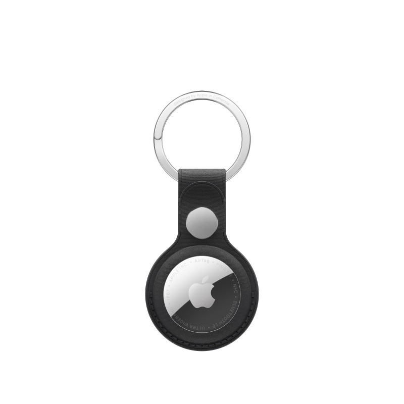 Llavero FineWoven para AirTag Apple, negro