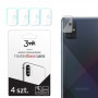 3MK Lens Protection cristal híbrido para lente de cámara Samsung Galaxy A71 (4 uds.), 3MK149
