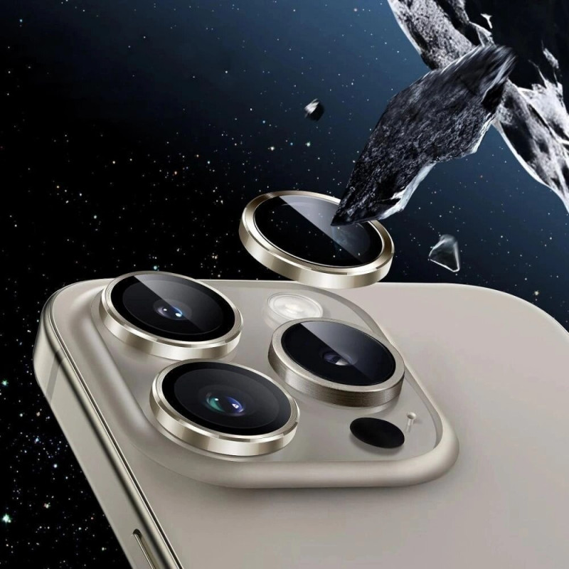 Funda de lente de cámara Tech-Protect Camring Fit+ para Apple iPhone Air, transparente
