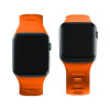 Correa de reloj de silicona 3mk para Apple Watch 38/40/41 mm, naranja