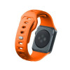 Correa de reloj de silicona 3mk para Apple Watch 38/40/41 mm, naranja