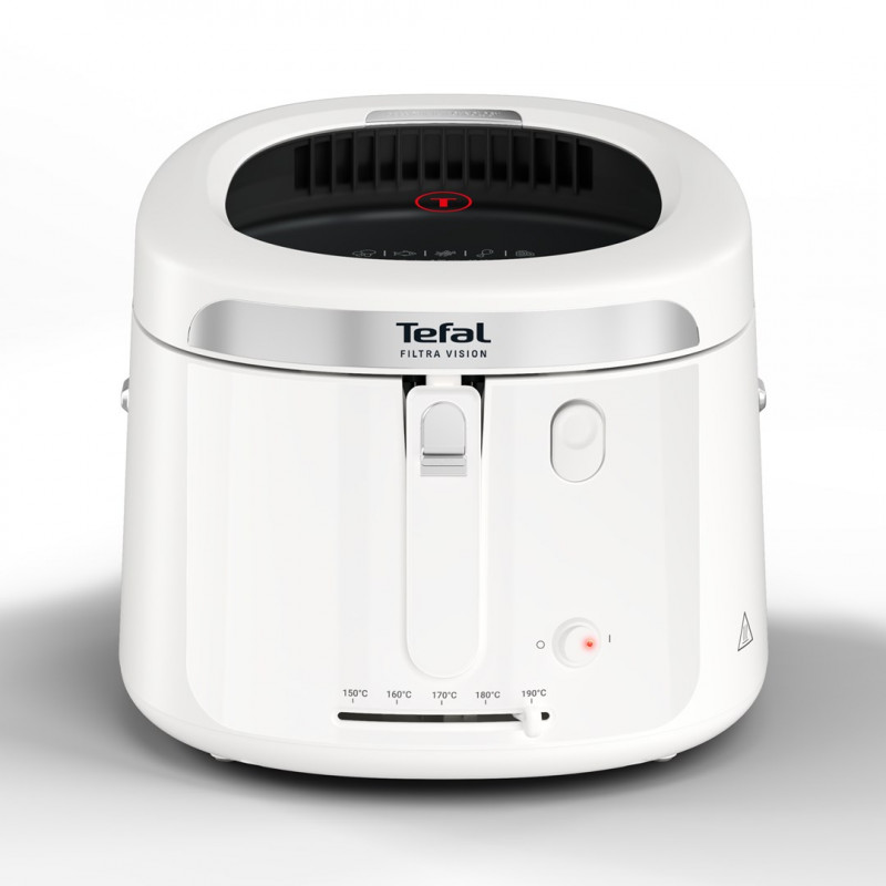 Freidora Tefal Filtra Vision FF2541E0, 2,1 L, 1900 W, blanca