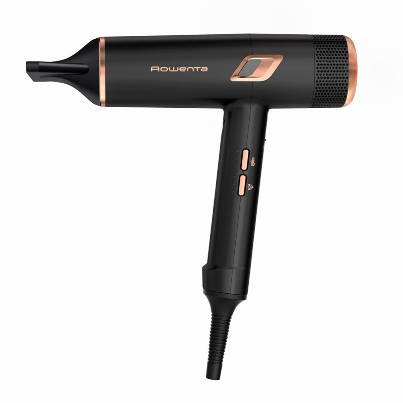 Secador de pelo Rowenta Ultimate Experience CV9920F0, 2000 W, negro/cobre