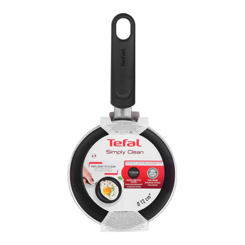 Tefal Simply Clean B56700 Sartén polivalente, redonda, 12 cm