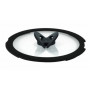 Tapa de sartén Tefal Ingenio L9846753, redonda, de vidrio, 28 cm, negra, transparente