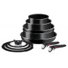 Set de sartén y olla Tefal Ingenio Easy Cook L15490, 10 piezas