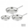 Set de sartenes Tefal Duetto On B866S334, 3 piezas, 20/24/28 cm, acero inoxidable
