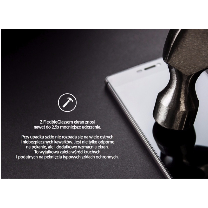 Cristal híbrido 3mk FlexibleGlass para Huawei P20 Pro