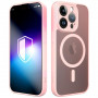 Funda magnética 3MK Misty MagCase para Apple iPhone 15 Pro, rosa