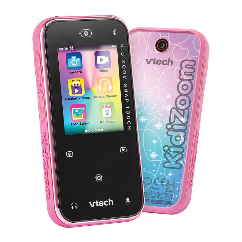 VTech KidiZoom Snap Touch 80-549254 Cámara digital infantil, rosa