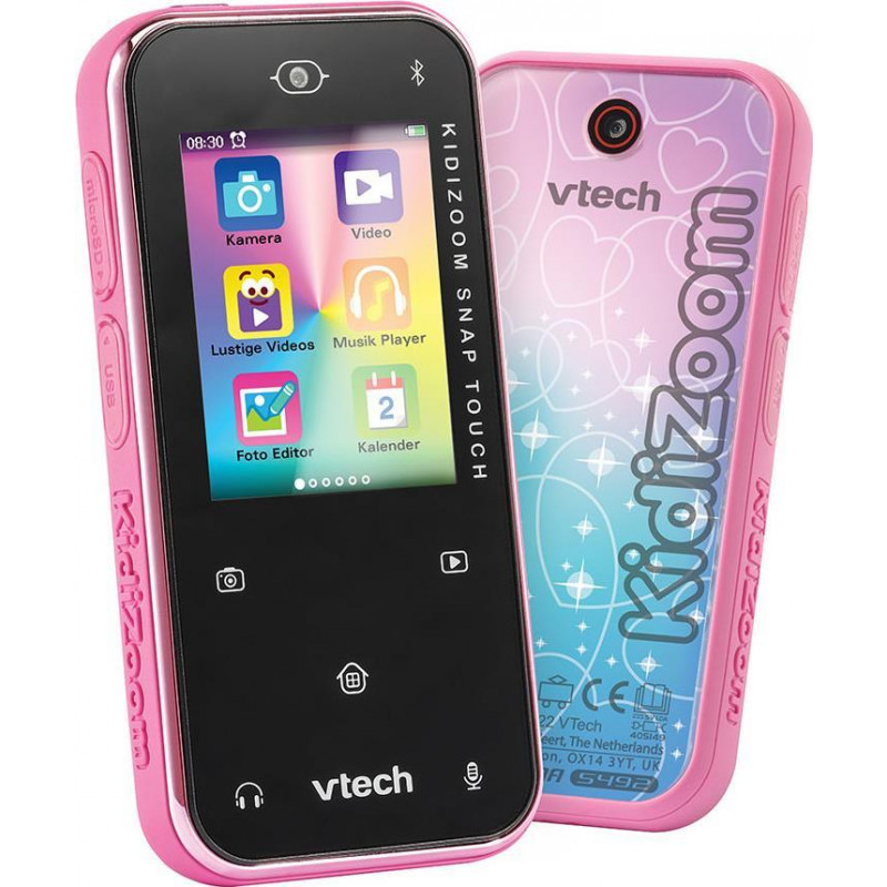 VTech KidiZoom Snap Touch 80-549254 Cámara digital infantil, rosa