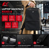Mochila para portátil NanoRS RS202 B 15.6", negra, 41x29x4, impermeable