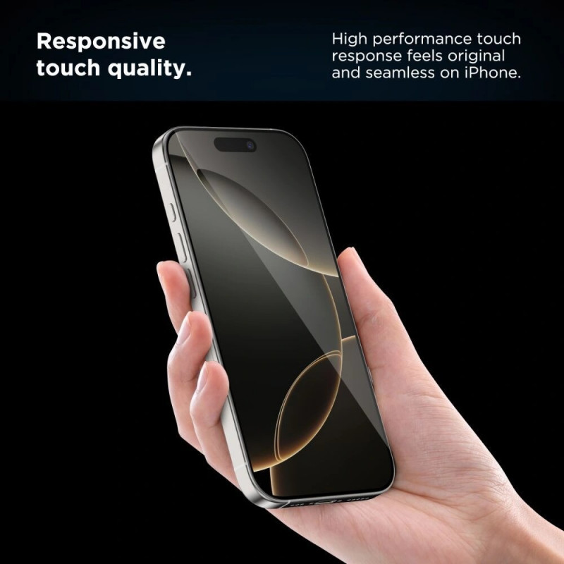 Tech-Protect Quick Set+ Vidrio Templado para Apple iPhone 15 Pro (2 uds.), Negro