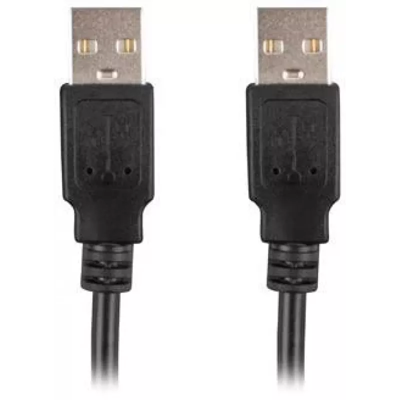 Cable Lanberg USB-A M/M 2.0 de 0,5 m, negro