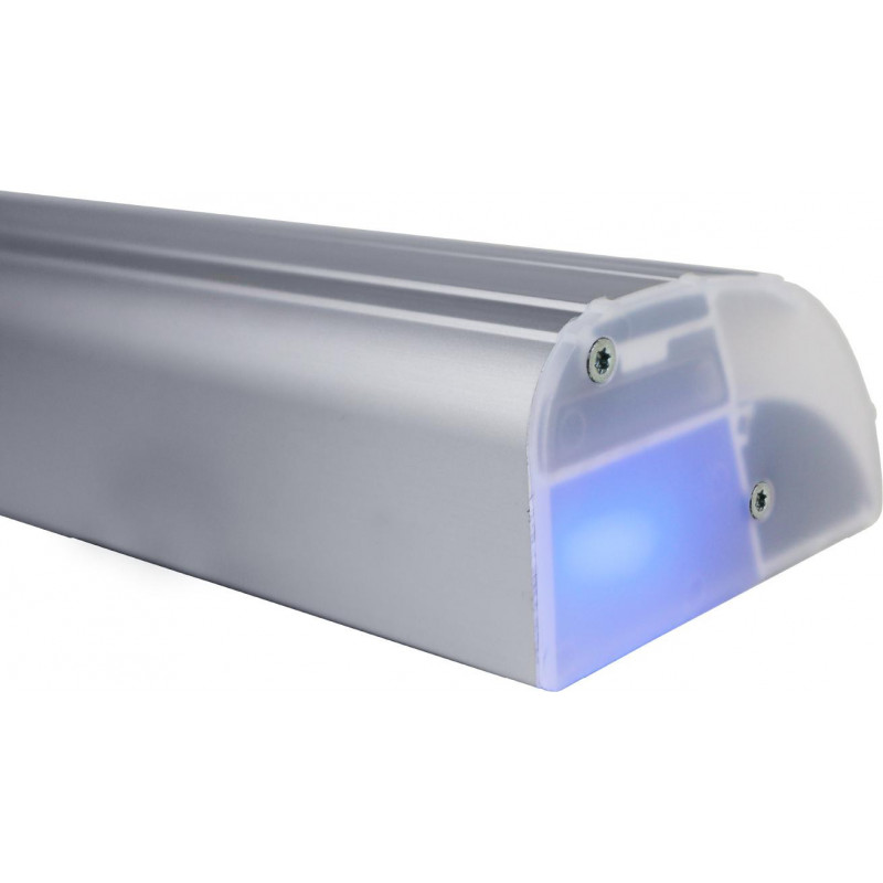 Cerradura electromagnética de perfil para puerta CDVI P300EVO 400 mm, 300 kg, monitorizada (52870)