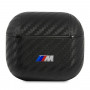 Funda BMW BMA3WMPUCA PU Carbon M Collection para Apple AirPods 3, negra