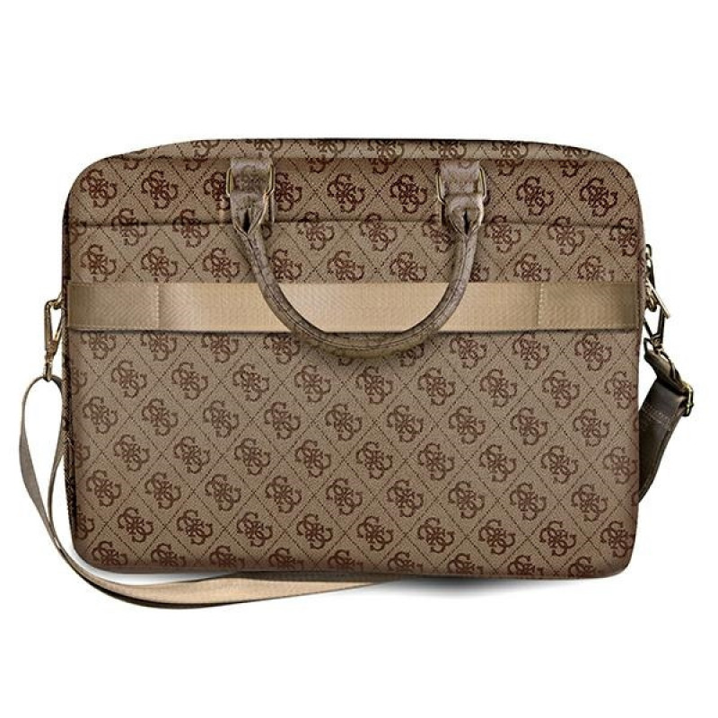 Bolsa para portátil Guess GUCB15G4GFBR 4G Uptown, 15 pulgadas, marrón